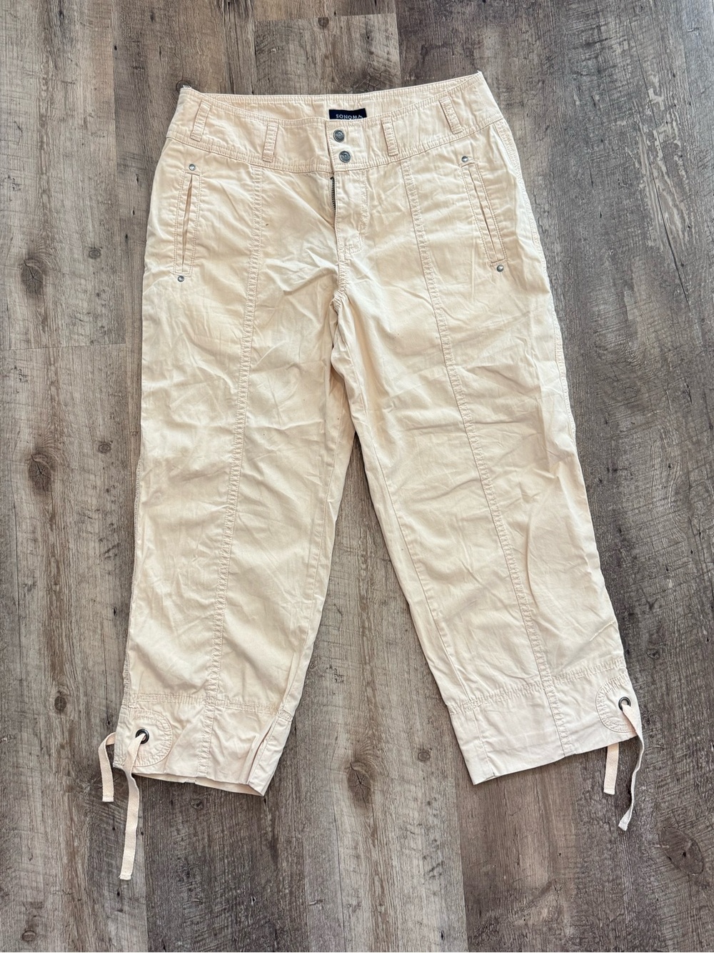 Cotton Capri Pants